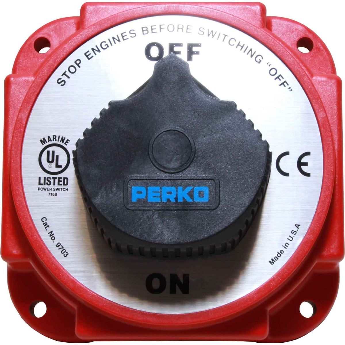Perko Heavy Duty Alternator Disconnect Battery Isolator 450A (12-32V)