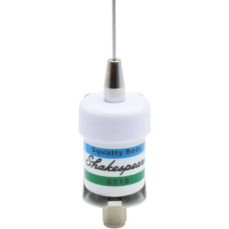 Shakespeare Squatty Body Stainless Steel Whip Antenna (VHF)