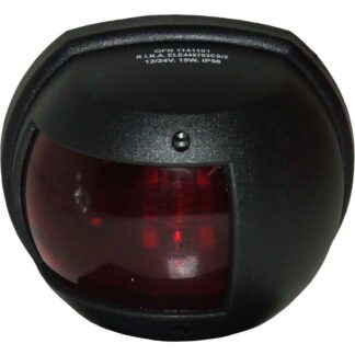 Maxi Port Red Navigation Light (Black Case / 12V / 15W)