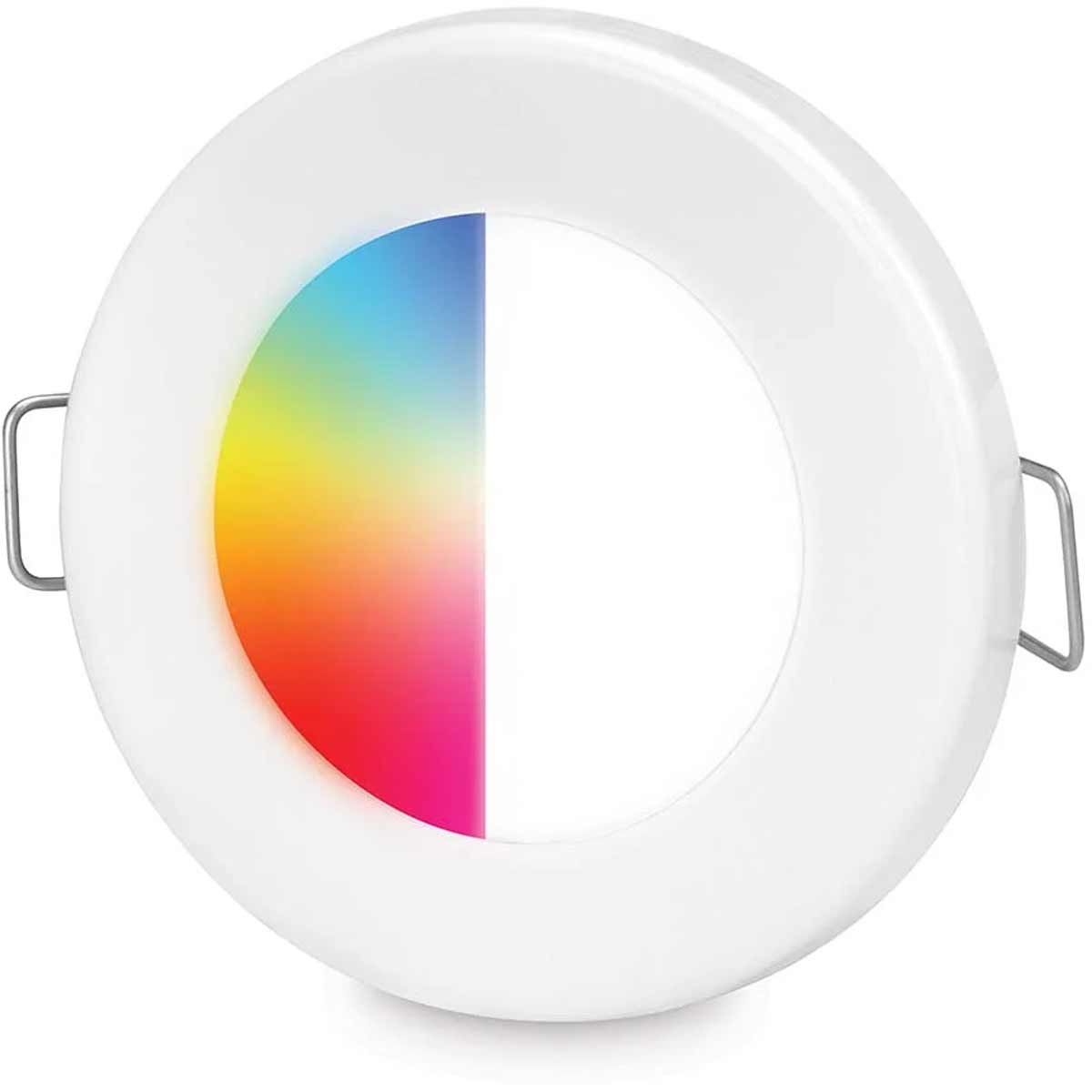 Hella Apelo EuroLED 75 Round RGB/W Downlight in White (12V)