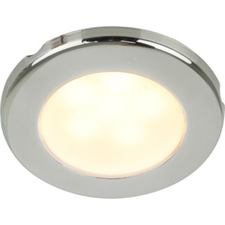 Hella EuroLED 75 Light with Stainless Steel Rim (Warm White / 12V)