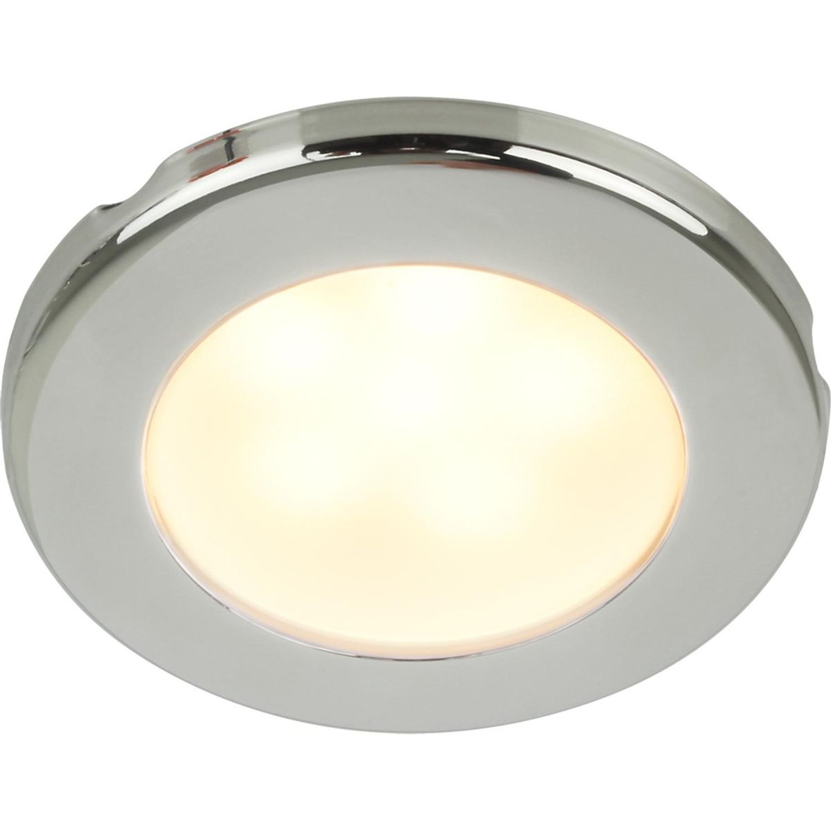 Hella EuroLED 75 Light with Stainless Steel Rim (Warm White / 12V)