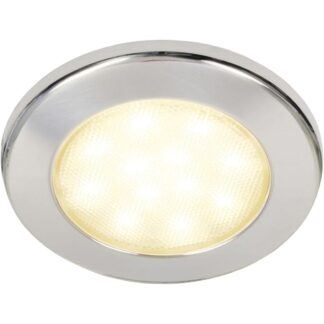 Hella EuroLED 115 Recess Light with Stainless Steel Rim (Warm White)