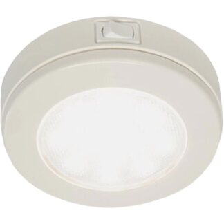 Hella EuroLED 115 Surface Light with White Rim (Daylight White)