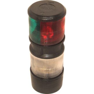 Perko 0200 Tricolour Navigation Light with Anchor (12V / 10W / 25W)