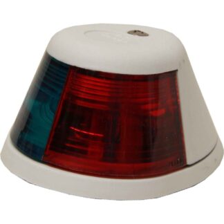 Perko 0252 Bicolour Navigation Light (White Case / 12V / 10W)