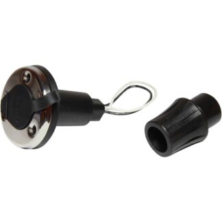 Perko 1045 Stainless Steel Pole Light Base (2 Pin / 0 Degree Rake)