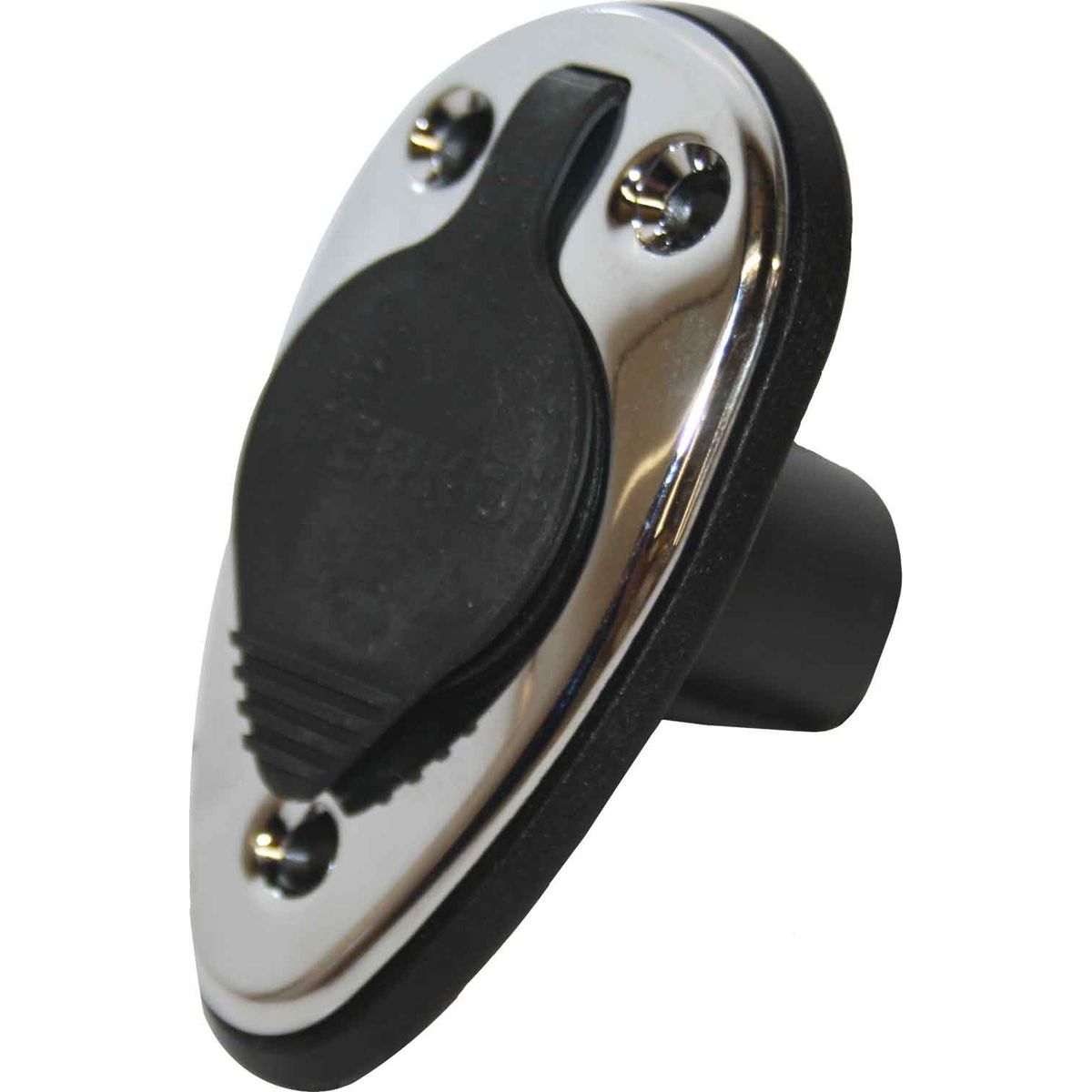 Perko 1048 Chrome Plated Brass Pole Light Base (2 Pin / 5 Degree Rake)