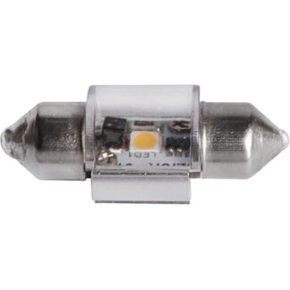 LED Festoon Bulb for White & Green Navigation Lamps (12V)