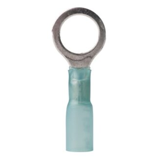 Ancor Heat Shrink Terminal Loop 3/8" Blue 16-14 AWG (25)