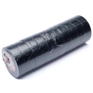 AMC Self Adhesive PVC Tape 19mm x 20m Black (10)