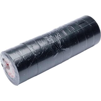 AMC Self Adhesive PVC Tape 25mm x 20m Black (10)