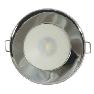 Quick Ted Downlighter Stainless Steel 10-30V 2W Warm LED IP40