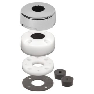 Blue Sea CableClam Plastic Cable Gland Deck Seal (17mm / Stainless)