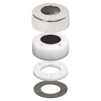 Blue Sea CableClam Plastic Cable Gland Deck Seal (35mm / Stainless)