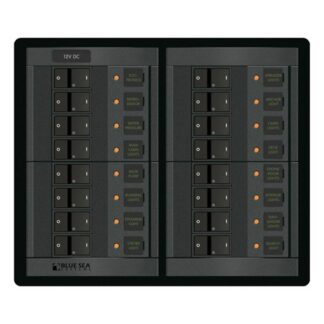 Blue Sea 360 DC Circuit Breaker Panel 16 Position
