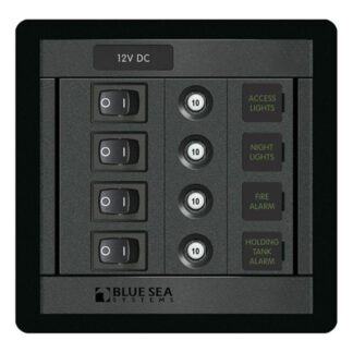 Blue Sea 360 DC Circuit Breaker Panel 4 Position