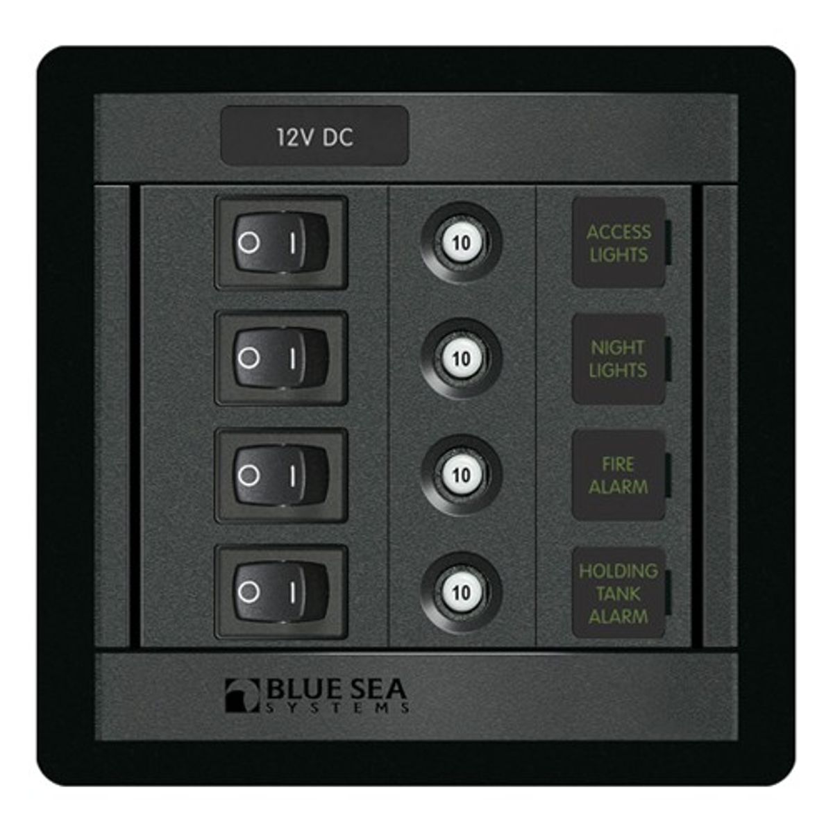 Blue Sea 360 DC Circuit Breaker Panel 4 Position