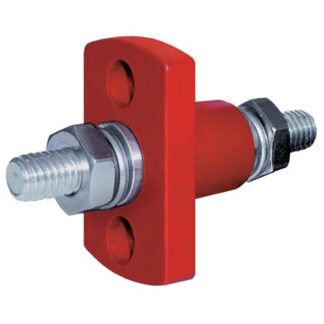 Blue Sea Feed Through Sm Red 3/8" - 16 Stud 250A