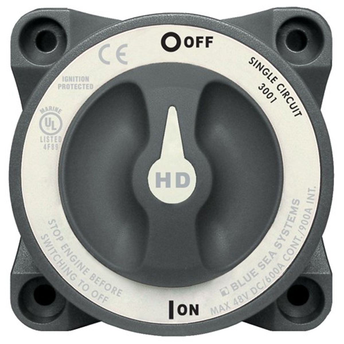 Blue Sea Heavy Duty Battery Switch On/Off 600A AFD