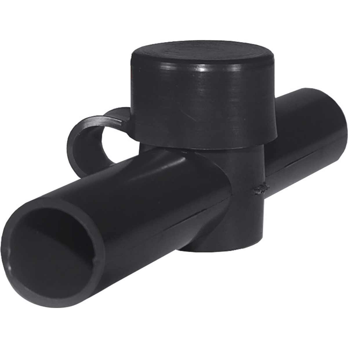 Blue Sea Dual Entry Cable Cap Black