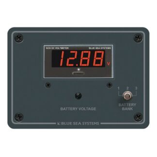 Blue Sea Volt Test Panel 3 Bank Digital
