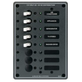 Blue Sea Panel 230V AC 8 Circuit Breaker