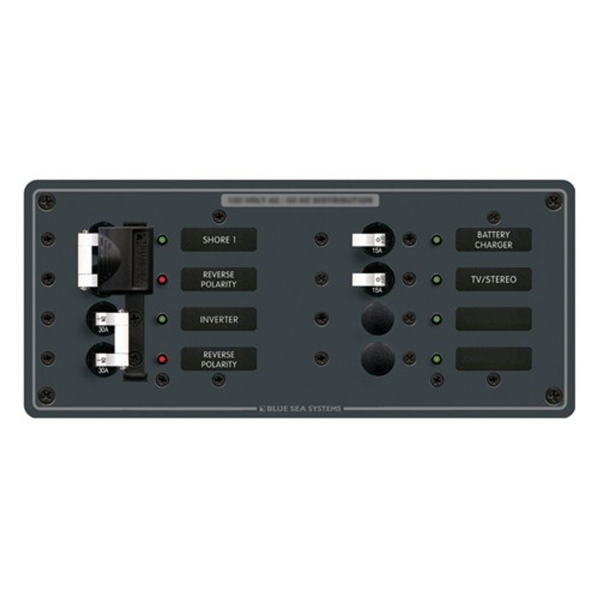 Blue Sea Panel AC Source Select 16A 4 Position