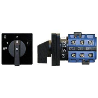 Blue Sea AC Rotary Switch Off+3 Positions 2-Pole