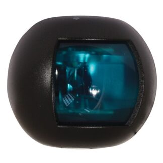 Trem Round LED Nav Light Starboard Black 12V (20m)