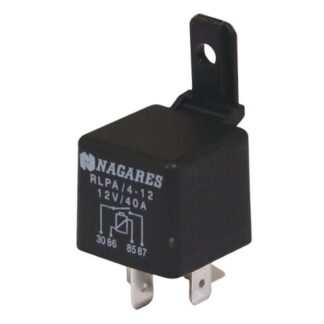 AMC 12 Volt 40 Amp Standard Duty Relay Normally-Open (4 Pin)