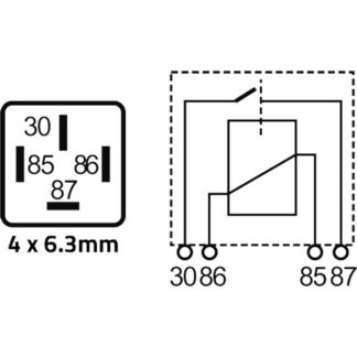 AMC Standard Duty Relay 24V 22A Normally Open