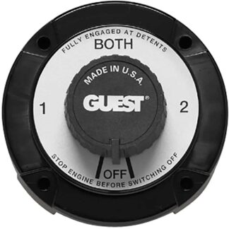 Guest Battery Selector Switch 230A Continuous with AFD Grey