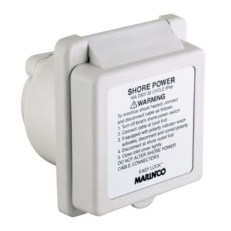 Marinco Standard Shore Power Inlet Socket with Easy Lock (16A / 230V)
