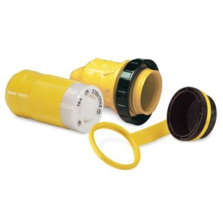 Marinco Shore Power Female Connector Kit with Cover & Cap (16A / 230V)