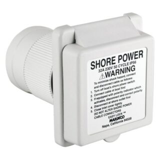 Marinco Standard Shore Power Inlet Socket with Easy Lock (32A / 230V)