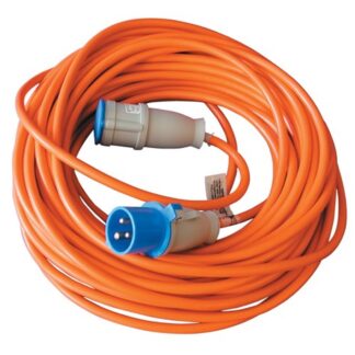 AG Mains Extension Lead 25m Site Plug/Coupler 16A