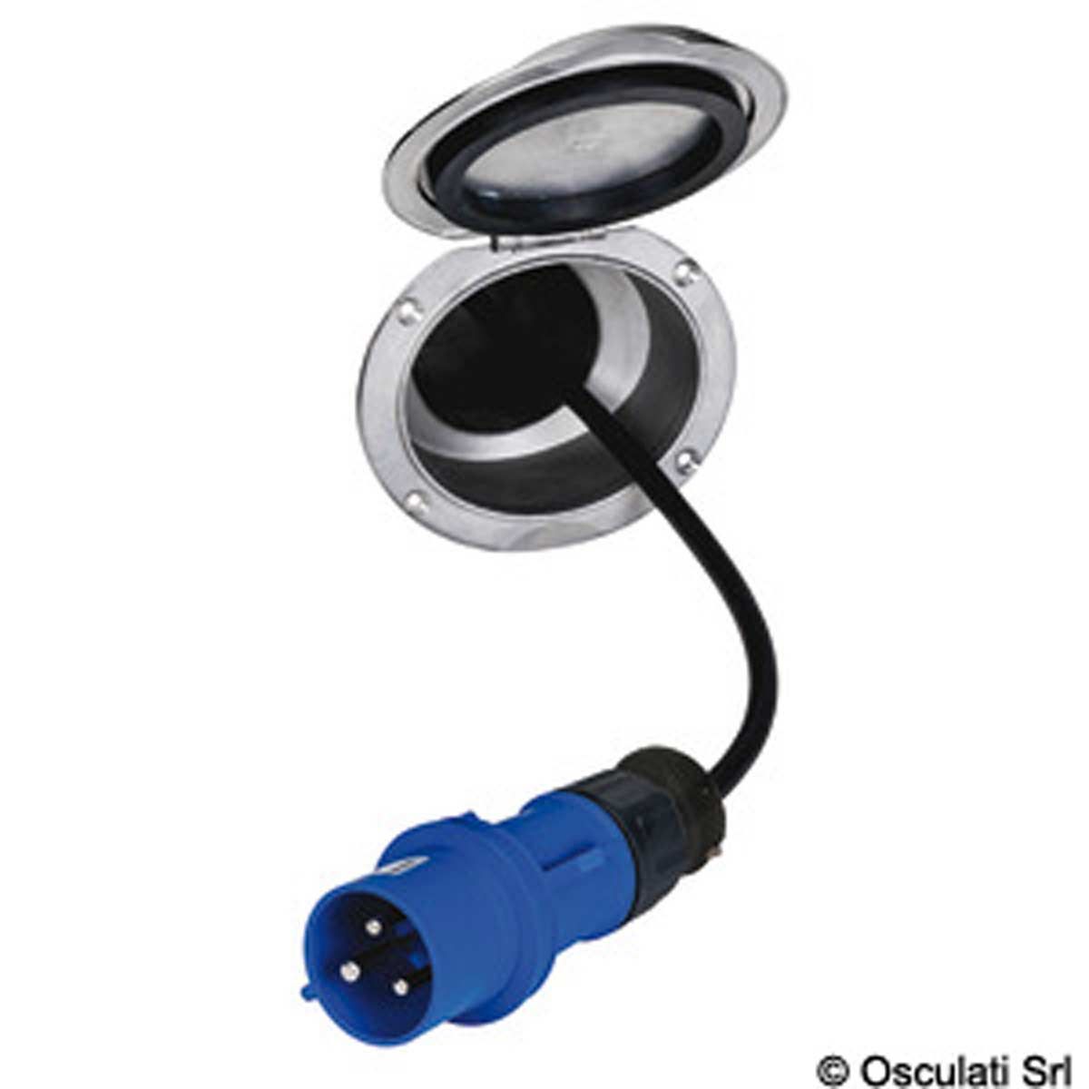 Osculati Auto Retractable 16A Shore Power Cable System 15M