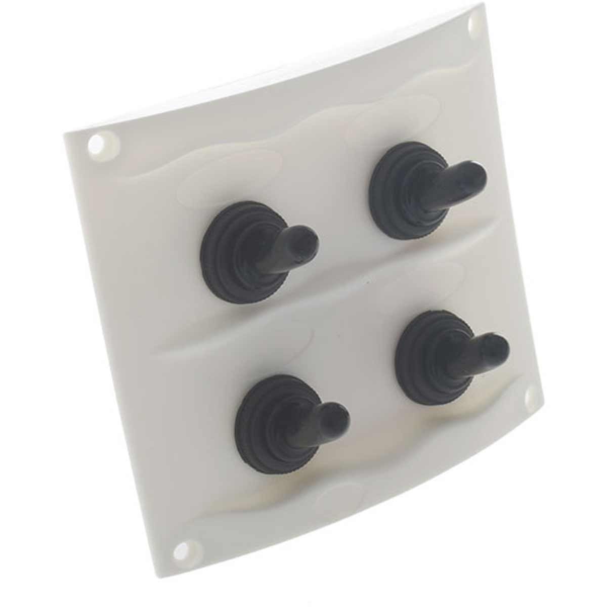 BEP Compact Marine Waterproof Panel 4 Switch White