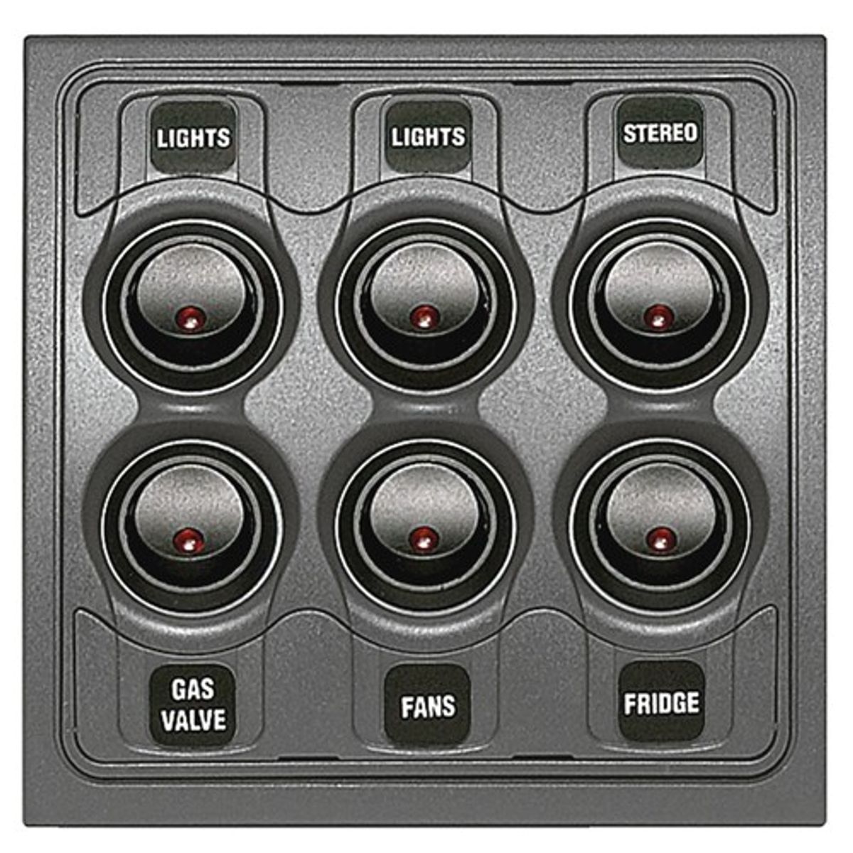 BEP Contour Int 6-Way Switch Panel 1000 Series