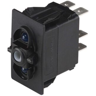 CZone Custom Rocker Switch Momentary-(On)/Off with Blue LED