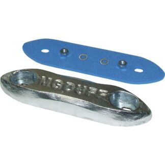 MG Duff ZD78B Straight Zinc Hull Anode for Salt Waters (4.0kg / Bolt)