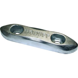 MG Duff ZD72B Straight Zinc Hull Anode for Salt Waters (12.0kg / Bolt)