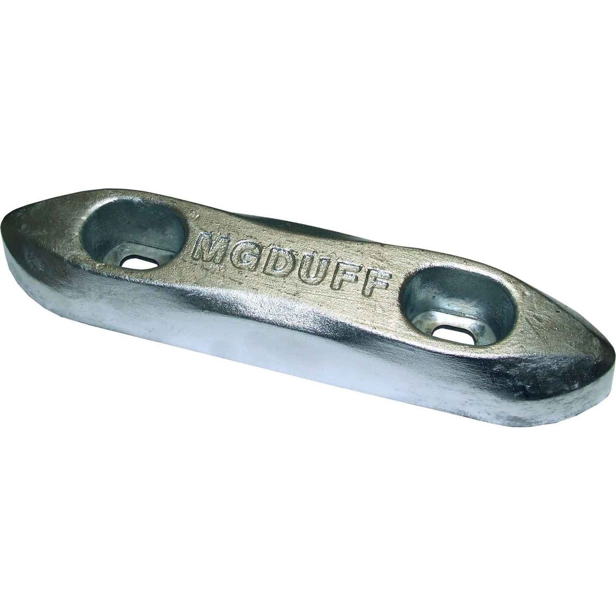 MG Duff ZD72B Straight Zinc Hull Anode for Salt Waters (12.0kg / Bolt)