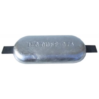 MG Duff AD73 Straight Aluminium Hull Anode (Salt / Brackish / 5.0kg)