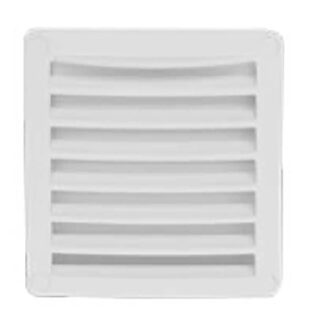 Can SB Plastic Louvred Vent 118 x 118mm White