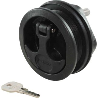 Perko 1091 Surface Mount Locking Latch (Black / Black Handle)