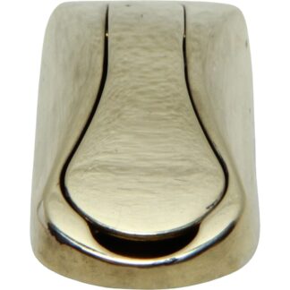 Foresti & Suardi Polished Brass Folding Coat Hook (75mm x 25mm)