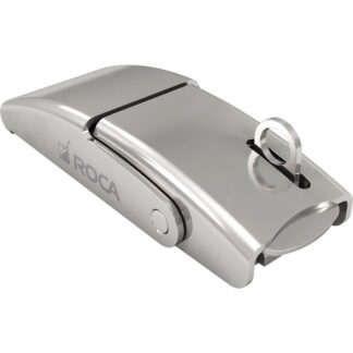 Roca Covered Latch in Electroplated SS 316 with Eyelet (82mm x 31mm)