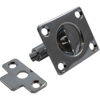 Foresti & Suardi Hatch / Drawer Stopper Catch Chrome Plated Brass